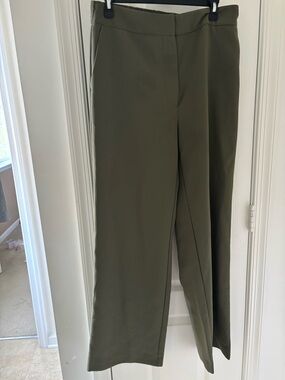 Francesca's Collections Olive Green Wide Leg Trousers